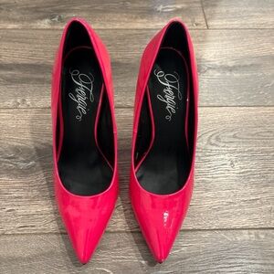 Fergie Hot Pink Stiletto Heels